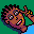 Face of a young black guy with cornrow hair making a V shape with his left
hand, as if lying on the ground and posing for a photo