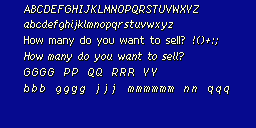 Bahamut Lagoon italics, initial version